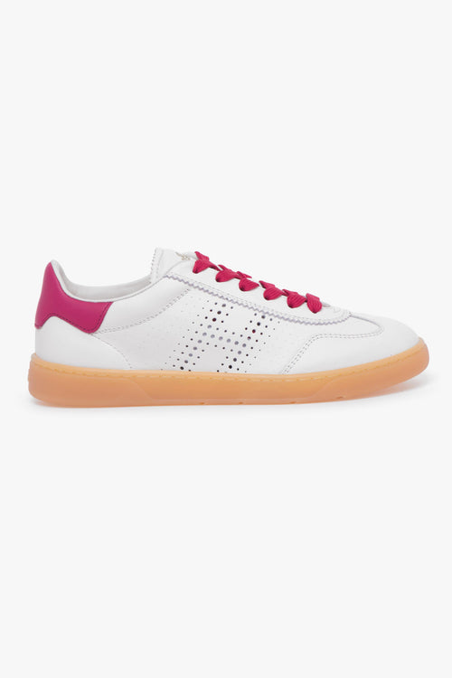 Sneaker Cool H647 in pelle con "H" forata