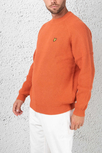 Pull Raglan Costa Inglese Arancione Uomo - 5