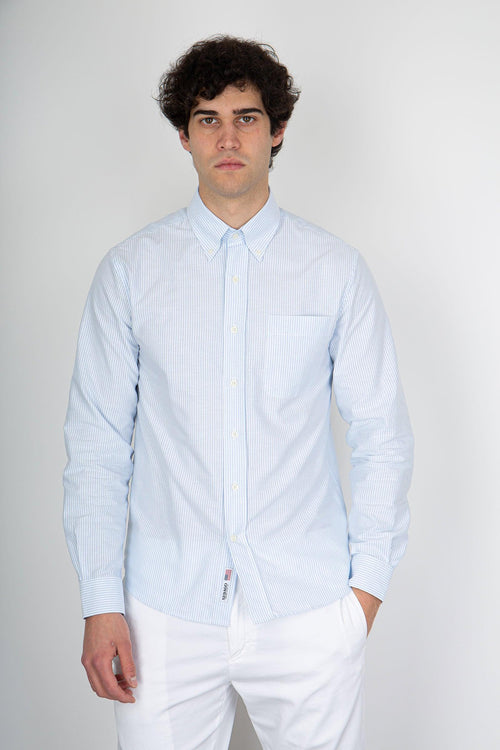 Camicia Doubling Azzurro Uomo - 1