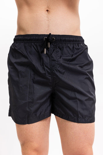 Menclassic Beachwear Essential Nero Uomo - 5