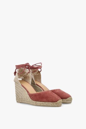 Scarpa Rosso Donna Espadrillas Tacco 9.5 cm - 4