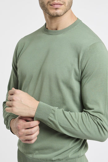 Maglia Girocollo 100% CO Verde - 5