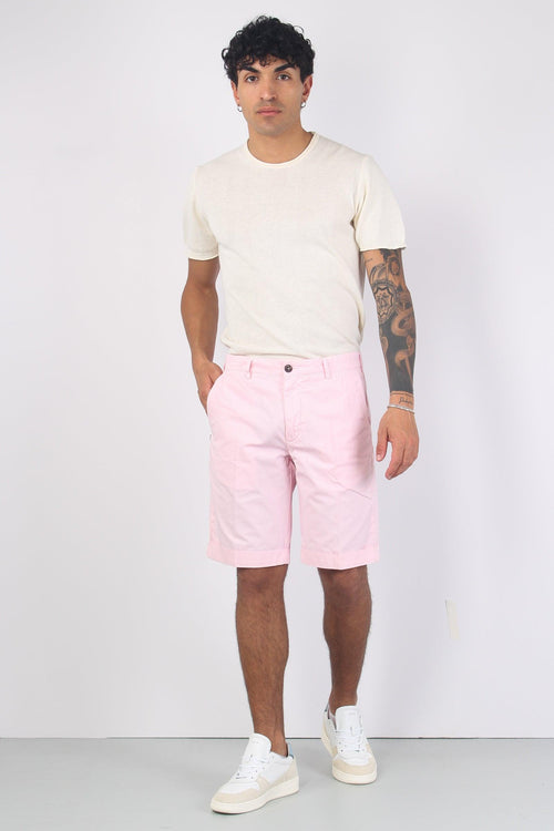 Bermuda Chino Regular Rosa