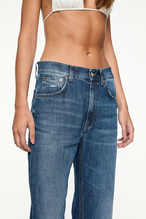 Olivia Jeans Denim Scuro Donna - 2