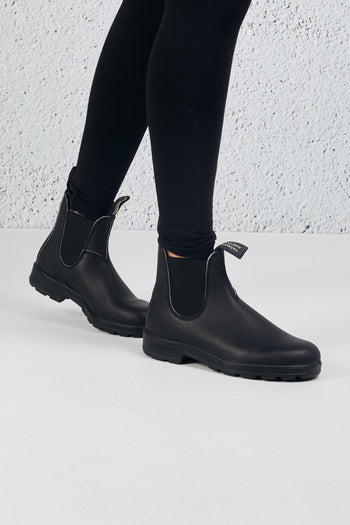 Boot Black Leather Nero Donna - 4