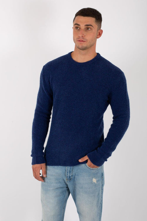 Pull Soft Boucle' Blu Uomo - 1