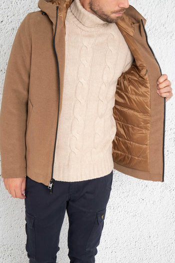 Wool Arctic Jacket Marrone Uomo - 4