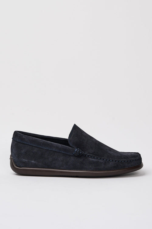 Mocassino Blu Uomo