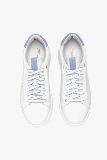Sneaker "wide" in pelle - 5