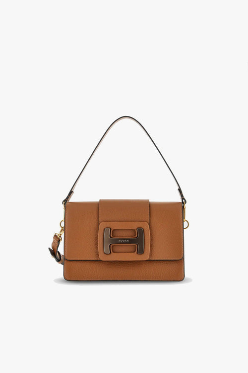 Borsa a tracolla H-bag in pelle