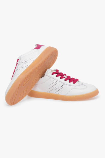 Sneaker Cool H647 in pelle con "H" forata - 4