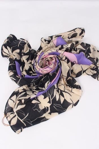 Foulard Stampa Flowers - 5