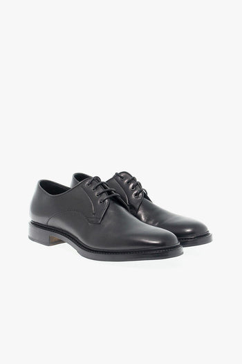 Stringata in pelle Uomo Stringata - 5