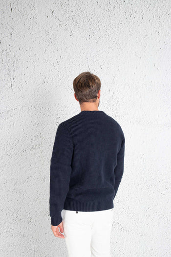 Pull G/c Punto Pannocchia Blu Uomo - 3