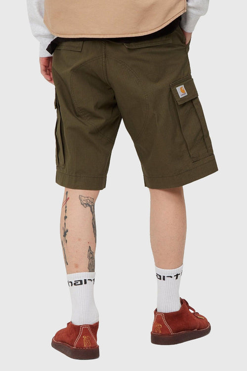 Wip Regular Cargo Short Verde Militare Uomo - 2