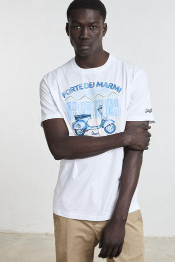 8514 T-Shirt Stampa "Forte dei Marmi Vespa" - 3
