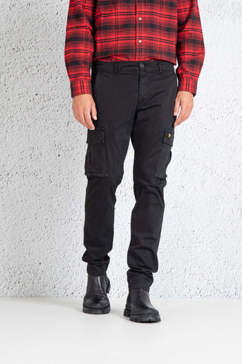 Pantalone Cargo Nero Uomo - 3