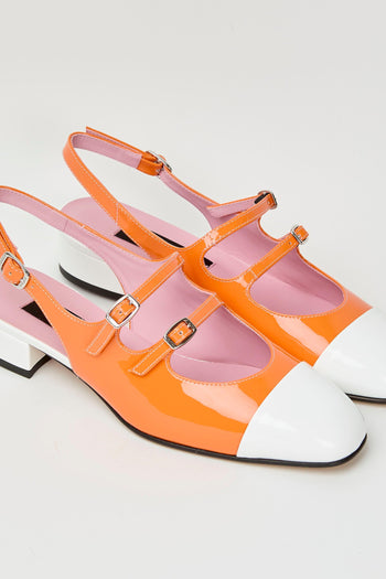 Slingback Orange Donna - 3