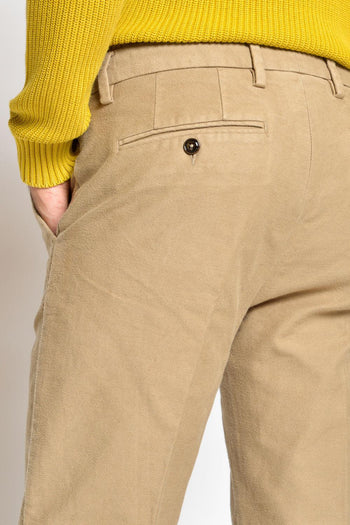 Chinos Regular Fustagno Marrone Uomo - 6