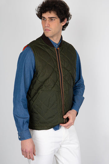 Gilet Eagle Plains Liner Verde Militare Uomo - 3