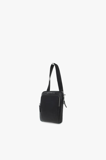 Borsa a tracolla SHOULDER BAG in pelle nero Uomo Borsa a tracolla - 2