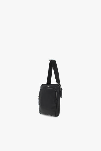 Borsa a tracolla SHOULDER BAG in pelle nero Uomo Borsa a tracolla - 2