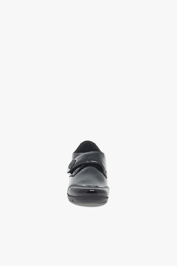 Scarpa bassa BRANDA MOBILS ERGONOMIC in vernice nero - 4