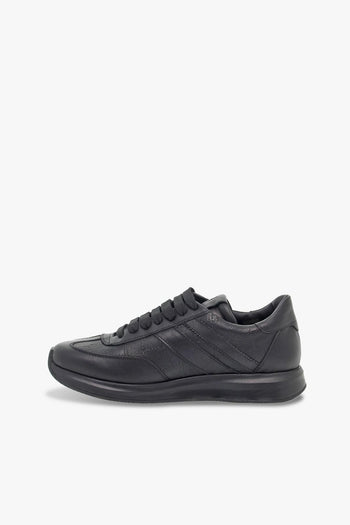 Sneakers SOFT in nappa e stampato nero - 3