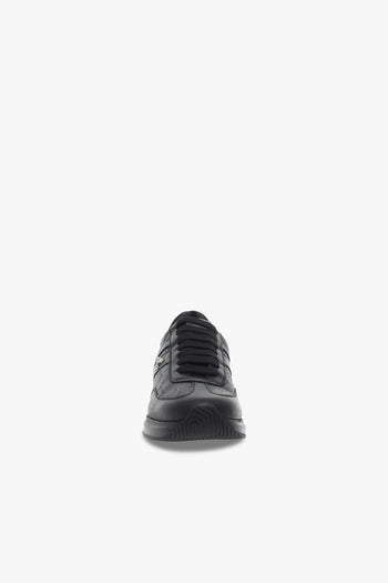 Sneakers SOFT in nappa e stampato nero - 4