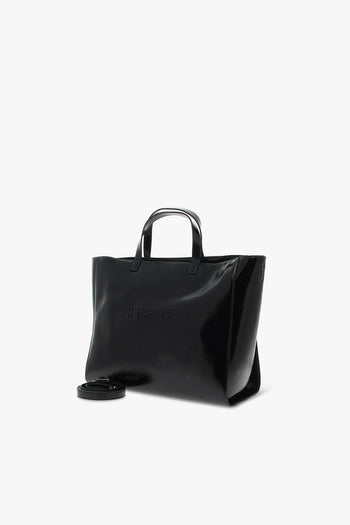Shopping bag ASHANTI SHOPPING PATENT NAPLACK in vernice nero Donna Shopping bag - 2