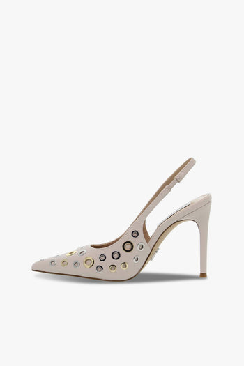 Scarpa con tacco - ghiaccio e oro Donna Scarpa con tacco - 3