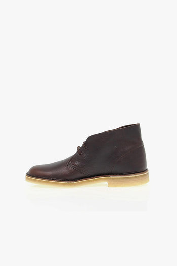 Polacco DESERT BOOT LEATHER in pelle marrone - 3