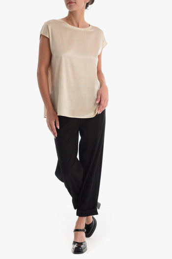 Pantalone Nero Donna alla caviglia - 2