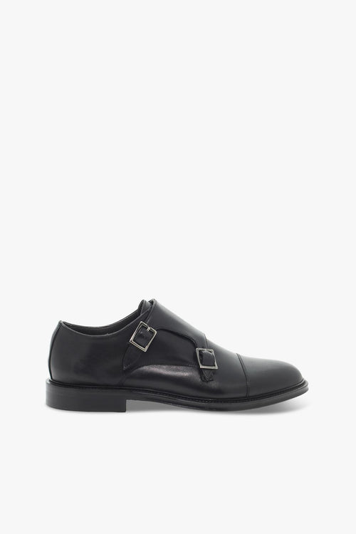 Senza stringhe STILE INGLESE in pelle nero