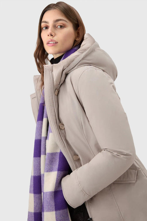 Arctic Parka Luxury Urban Touch Taupe Piumino Grigio - 2