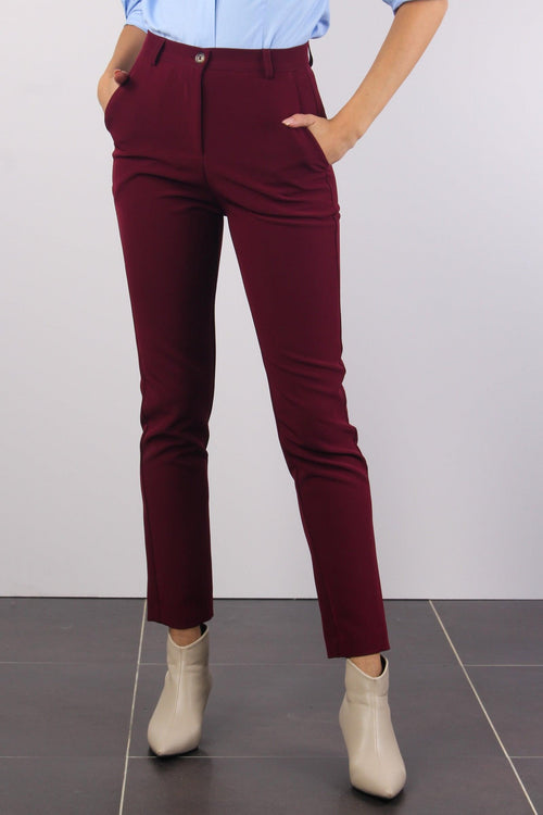 Pantalone New York Tecnico Bordeaux - 2