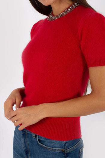 Maglia M/c Ricamo Castoni Donna - 2