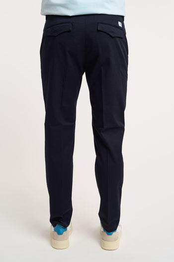 Pantalone Prince Chinos Crop CO/EA Blu - 4