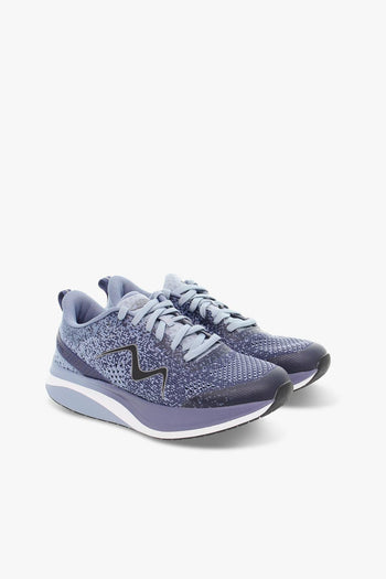 Sneakers HURACAN 3000 LACE UP W in tessuto e ecopelle blu e grigio - 5