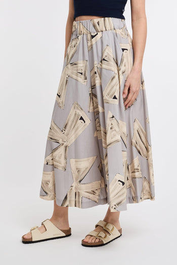 Pantalone culotte in cotone - 3