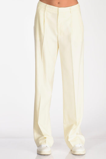 Pantalone Flanella Bianco Donna - 3