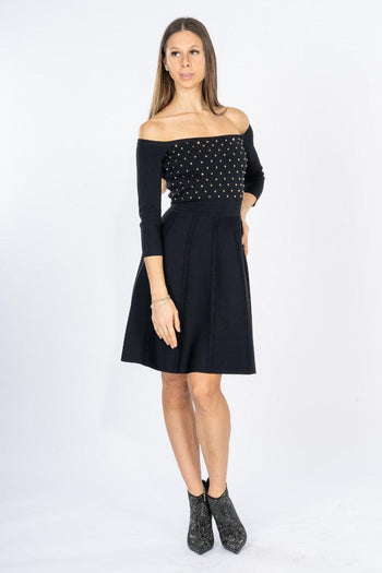 Abito Maglia Nero Donna - 2