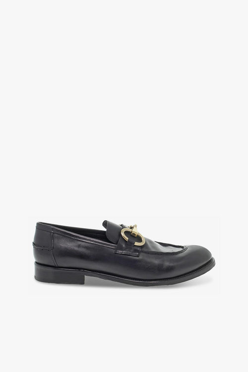 Mocassino COLLEGE GUCCI DANDY in pelle nero