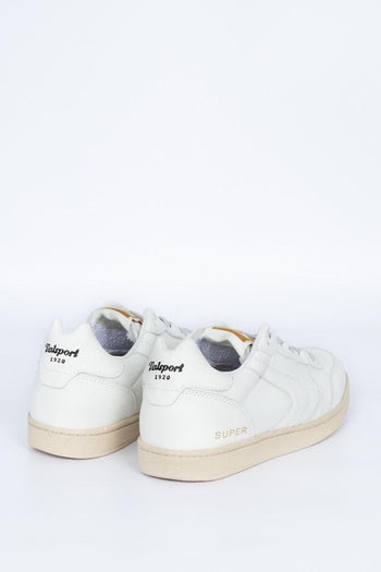 Sneaker Super Pelle Bianco Uomo - 4