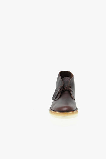 Polacco DESERT BOOT LEATHER in pelle marrone - 4