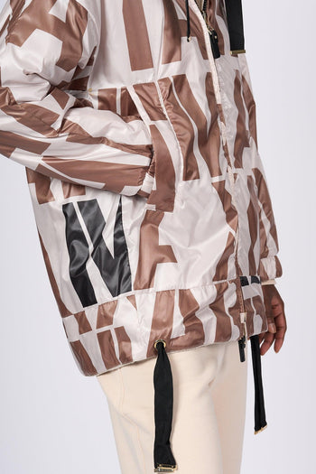 Piumino Greenlo Logo Ecru Donna - 8
