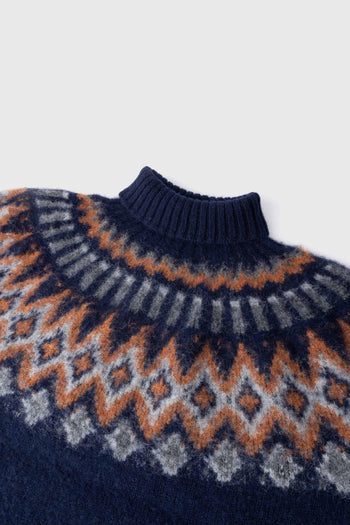 Maglia Love On The Rocks Blu Navy Uomo - 7