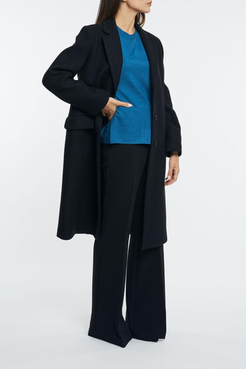 Cappotto dritto in misto lana - 6