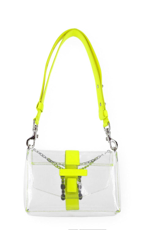 Borsa Pvc Fluo Giallo Donna - 2