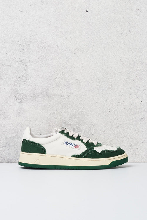 01 Low Man Canvas/bi Bianco Uomo